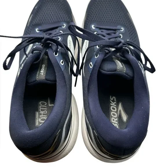 Brooks Ghost 15 Running Shoes Navy Blue Men’s Size 12 D Regular Neutral - Picture 5 of 9